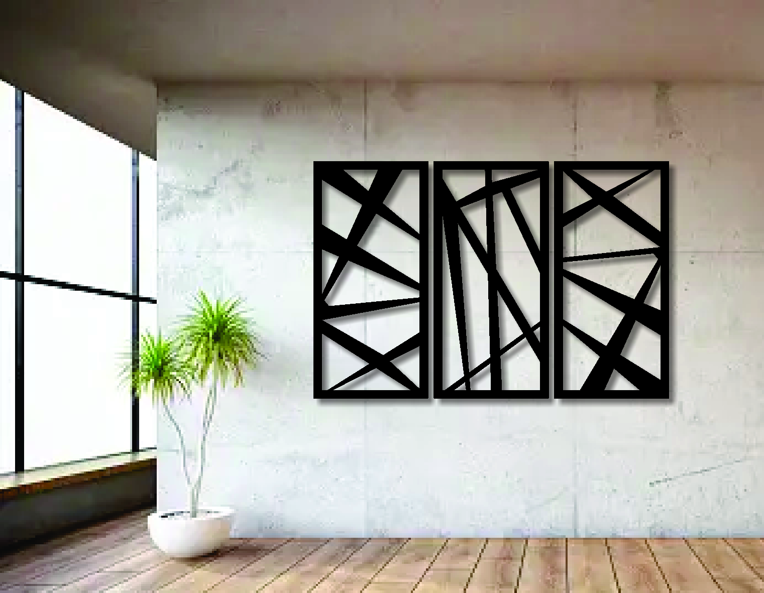 Artistic Lines Wall Décor - Large