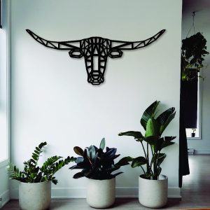 Longhorn Geometric Dรฉcor