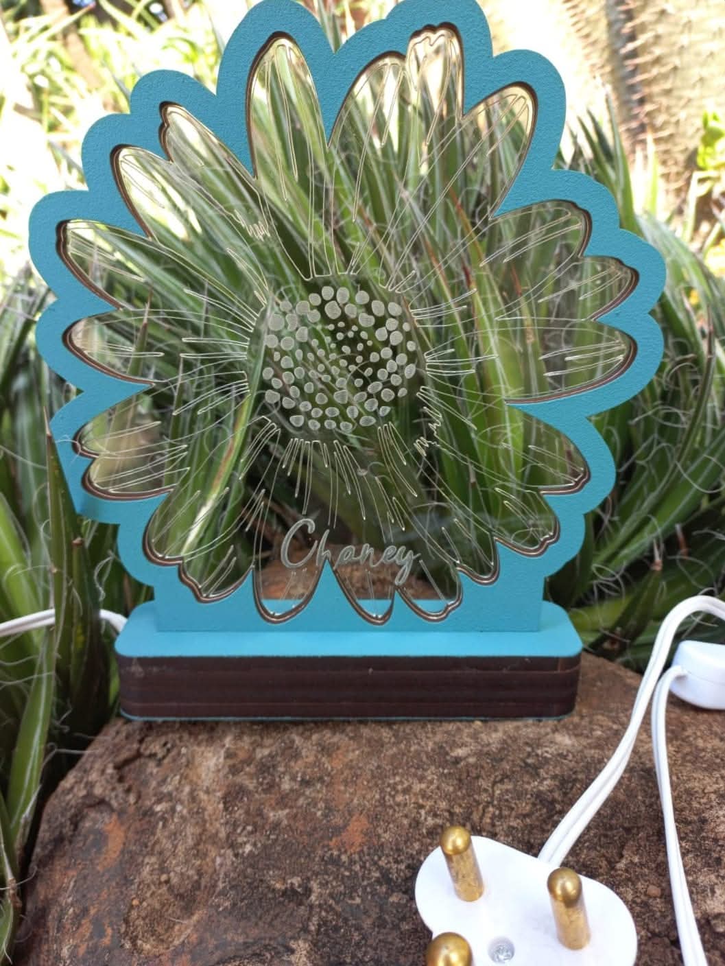 Personlised Night Light - Flower