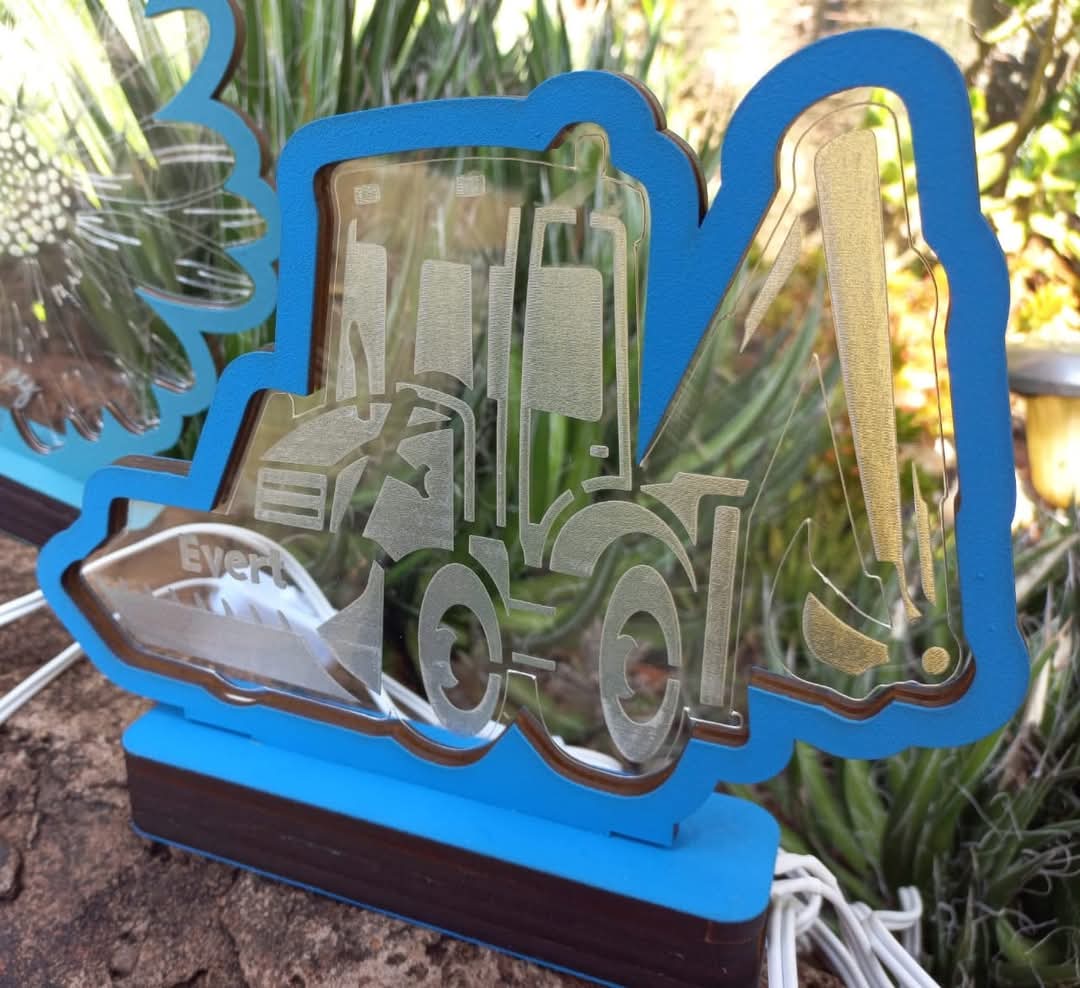 Personlised Night Light - Truck