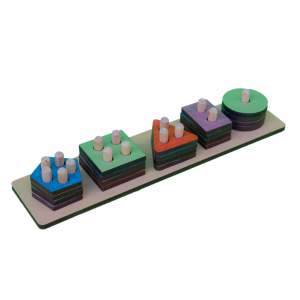 Puzzle Stacking - 5 Shapes