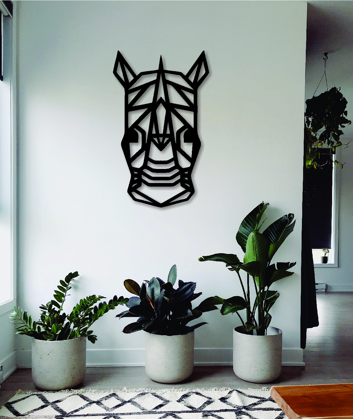 Rhino Geometric Décor - Front